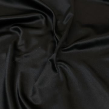 Черный дюшес средней толщины (100% шелк). Италия.