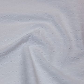 Белое шитье с гребешками (100% хлопок). 