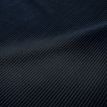 ф6142 Dior. Жатая черно-синяя полосочка (75%хлопок 25% шелк). Италия.