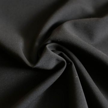 ф5584 G.Valli. Черная костюмная ткань стрейч (97%шерсть 3%эластан)