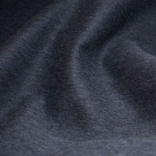 ф4945 Теплейшая двойная пальтовая ткань серо-синяя (100% baby alpaca). Италия.