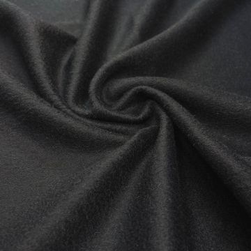 Жакетно-пальтовая черная ткань (75%кашемир 25%шерсть). Италия.