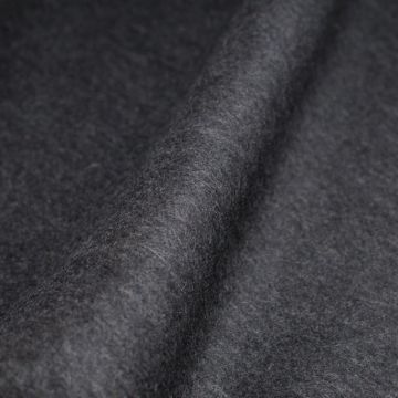 ф4957 Теплейшая двойная пальтовая ткань серая (100% baby alpaca). 