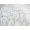 Белая плащевая ткань с вышивкой (100% полиэстер). Итали