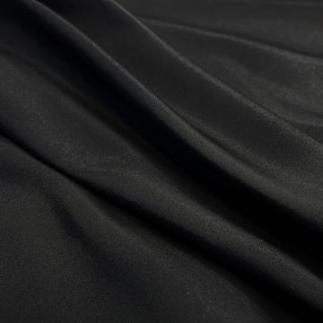 Черная плотная плащевая ткань (55% ацетат 45%п/амид). Италия