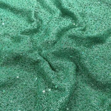Сплошная вышивка бисером Памирский изумруд (100% п/амид). Италия.
