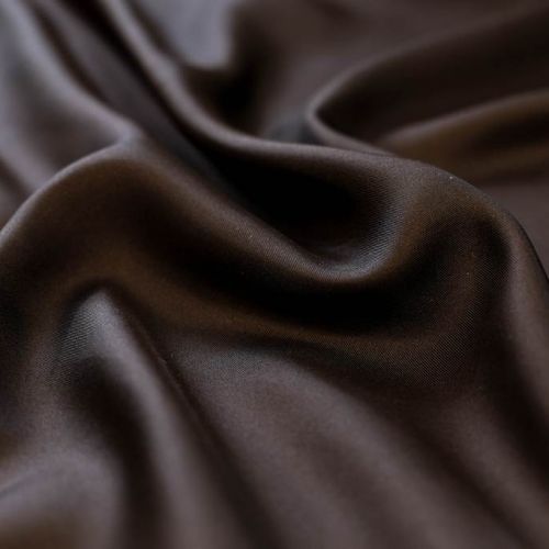 ф5321 Твил Горький шоколад. (100% шелк).